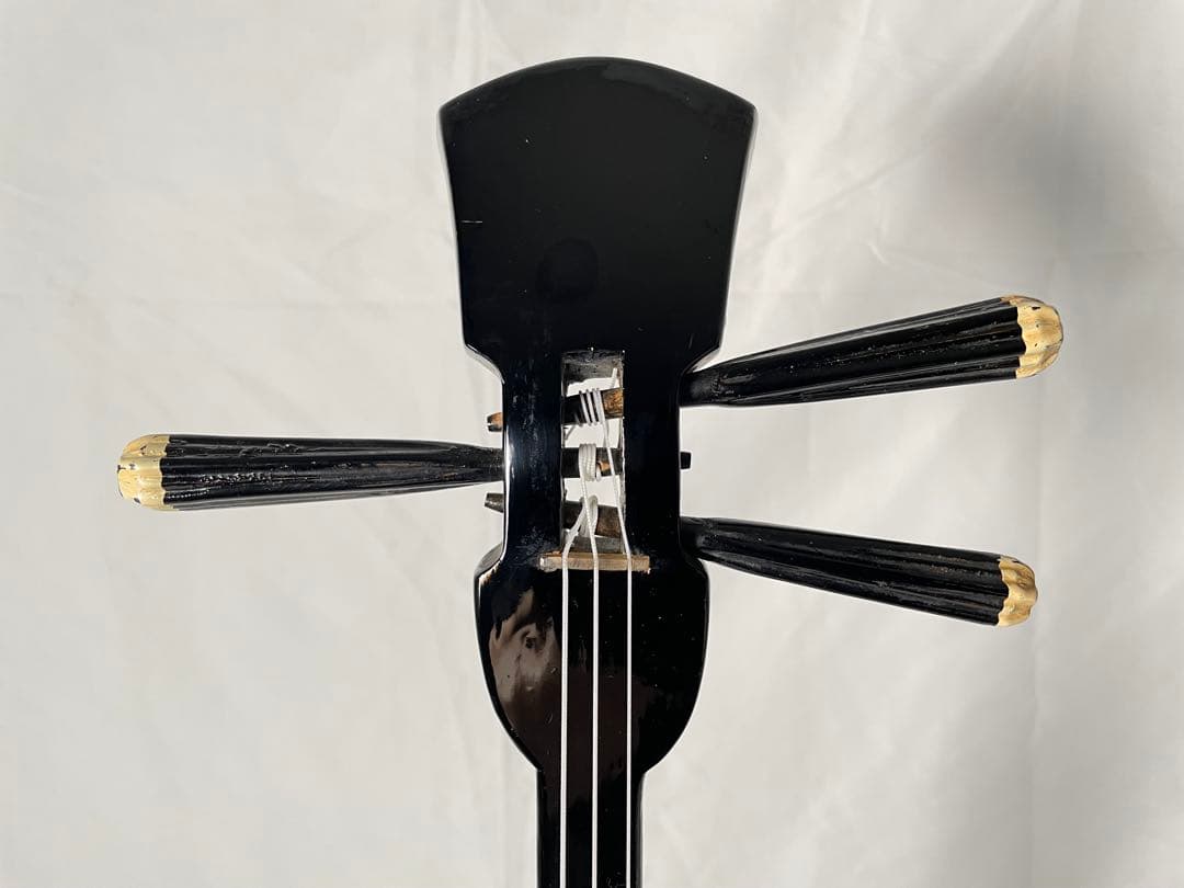 沖縄三線 蛇皮 強化張り・二重張り