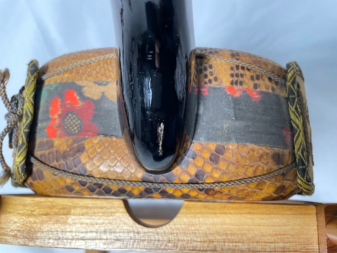 沖縄三線 蛇皮 強化張り・二重張り