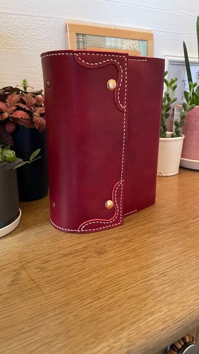 受注見本　【手縫】ハンドメイド本革新改訳中型版聖書カバー