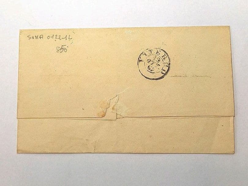 エンタイア 1867年 10セント 切手 イタリア 150年前 封筒 - メルカリ