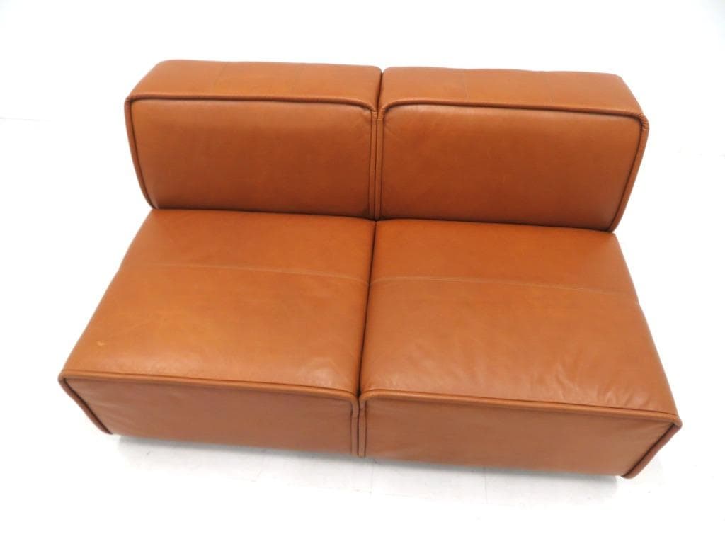 展示品　ボーコンセプト　総本革　レザー　グロッソ　2人掛けソファ　ラブソファ