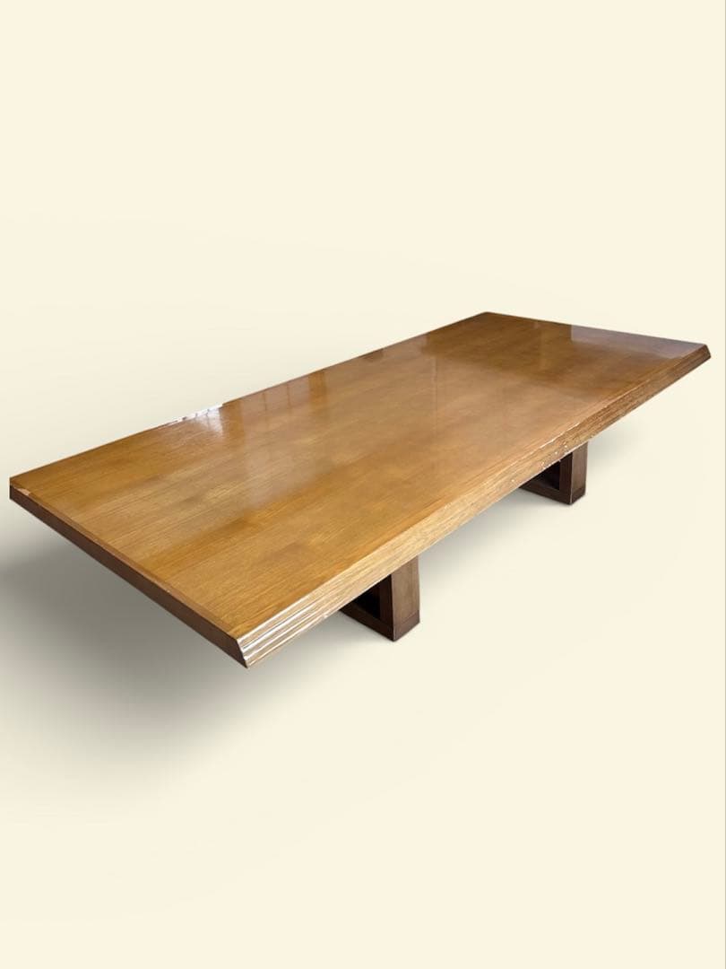 モダン木製センターテーブル 大きいサイズ