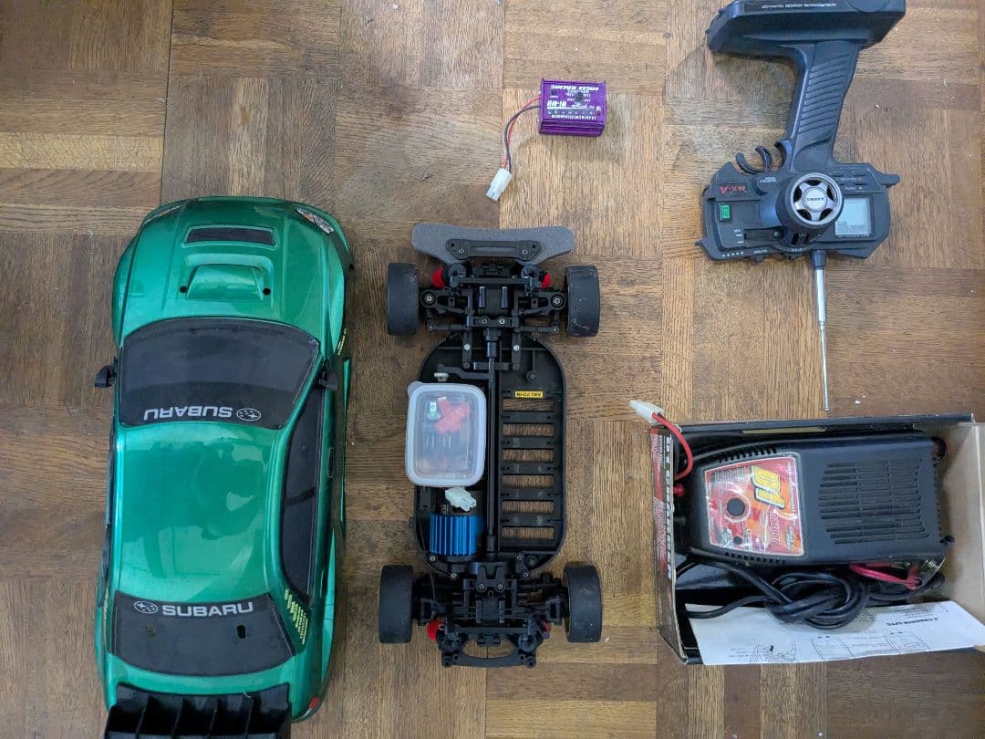 SUBARU グリーンスポーツカーラジコン