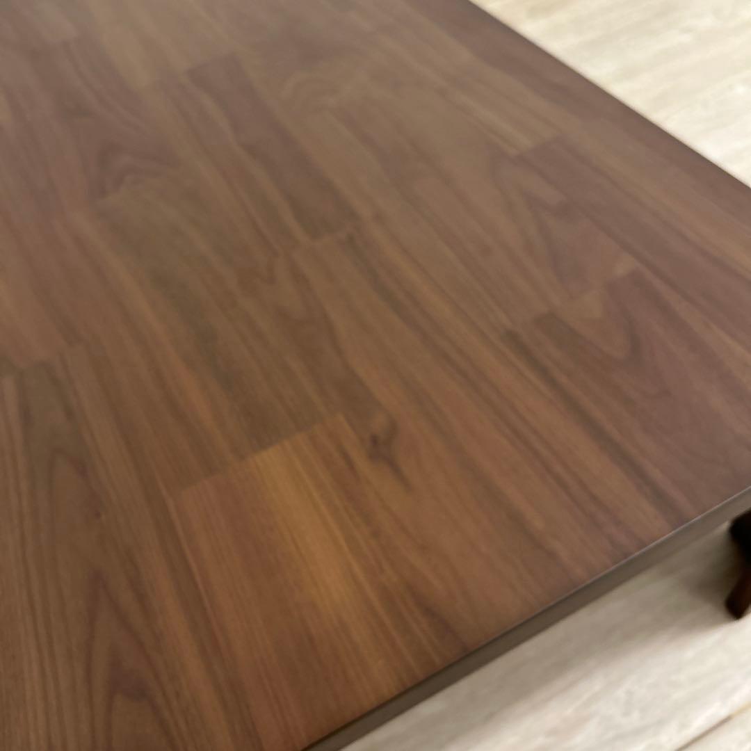 展示品★105cm折脚テーブル 補助テーブル付 105〜150cm 親子テーブル