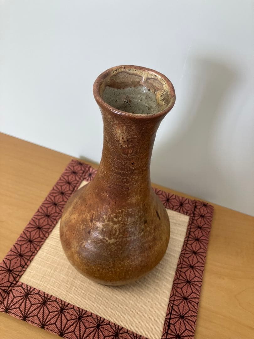 袮彦】一輪ざし 愚陶庵 仁泉 箱表書 江川蒼竹 西潟東平作 1967年 共箱