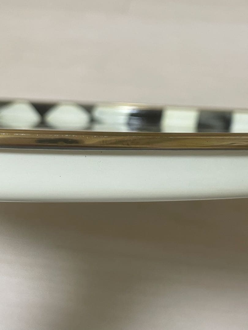 【新品】McKenzie-Childs チェック柄　トレイ