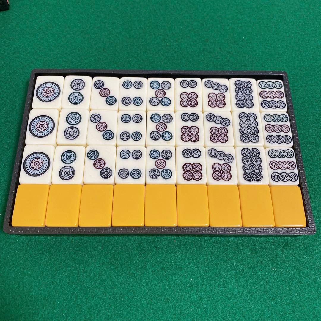 ミズノ丸一 麻雀牌 レトロ ロゴ入り赤ドラ Mリーグ 重量牌 デカ文字 背