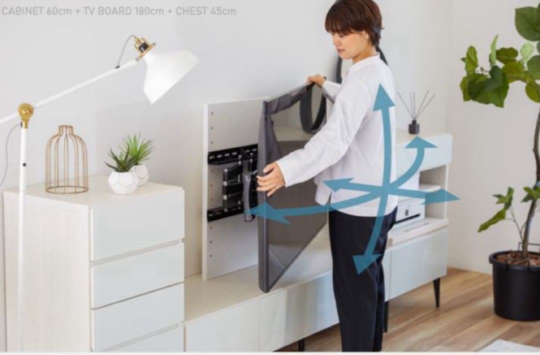 壁掛けパネル+ムービングアームセット