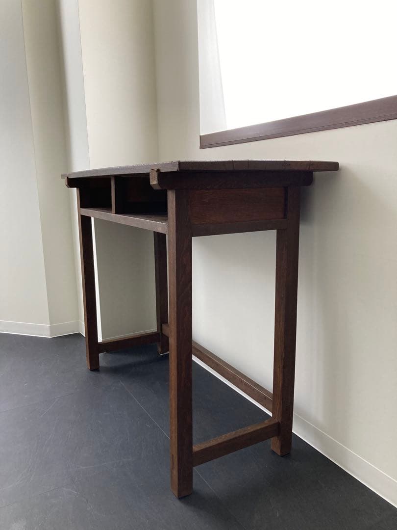 古道具　学習机　カフェテーブル