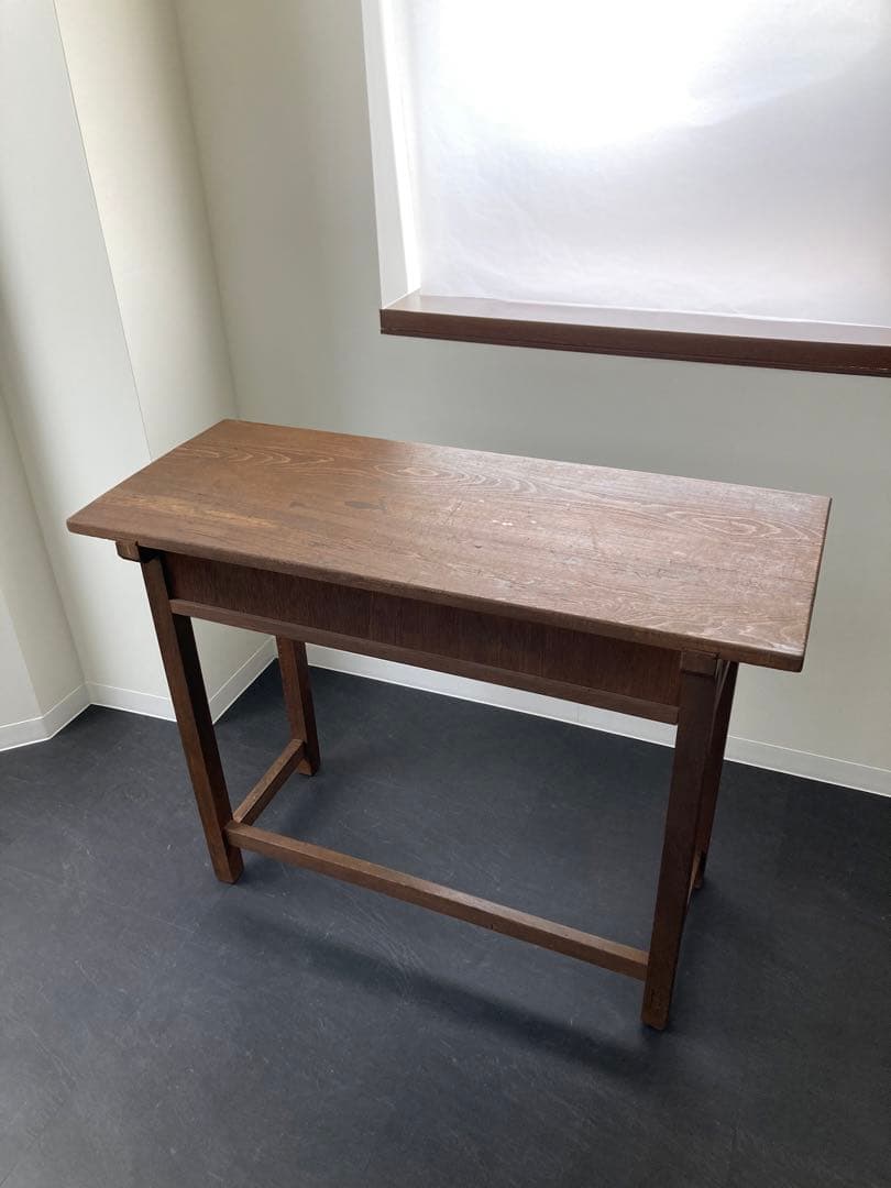 古道具　学習机　カフェテーブル