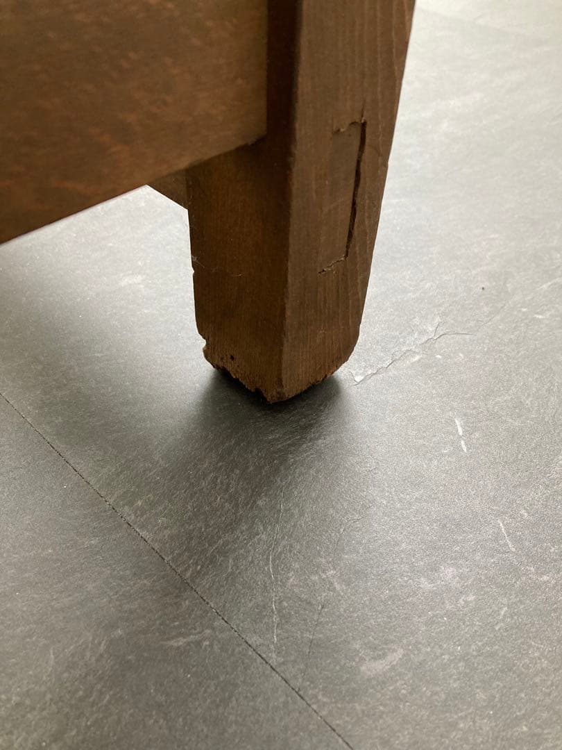 古道具　学習机　カフェテーブル