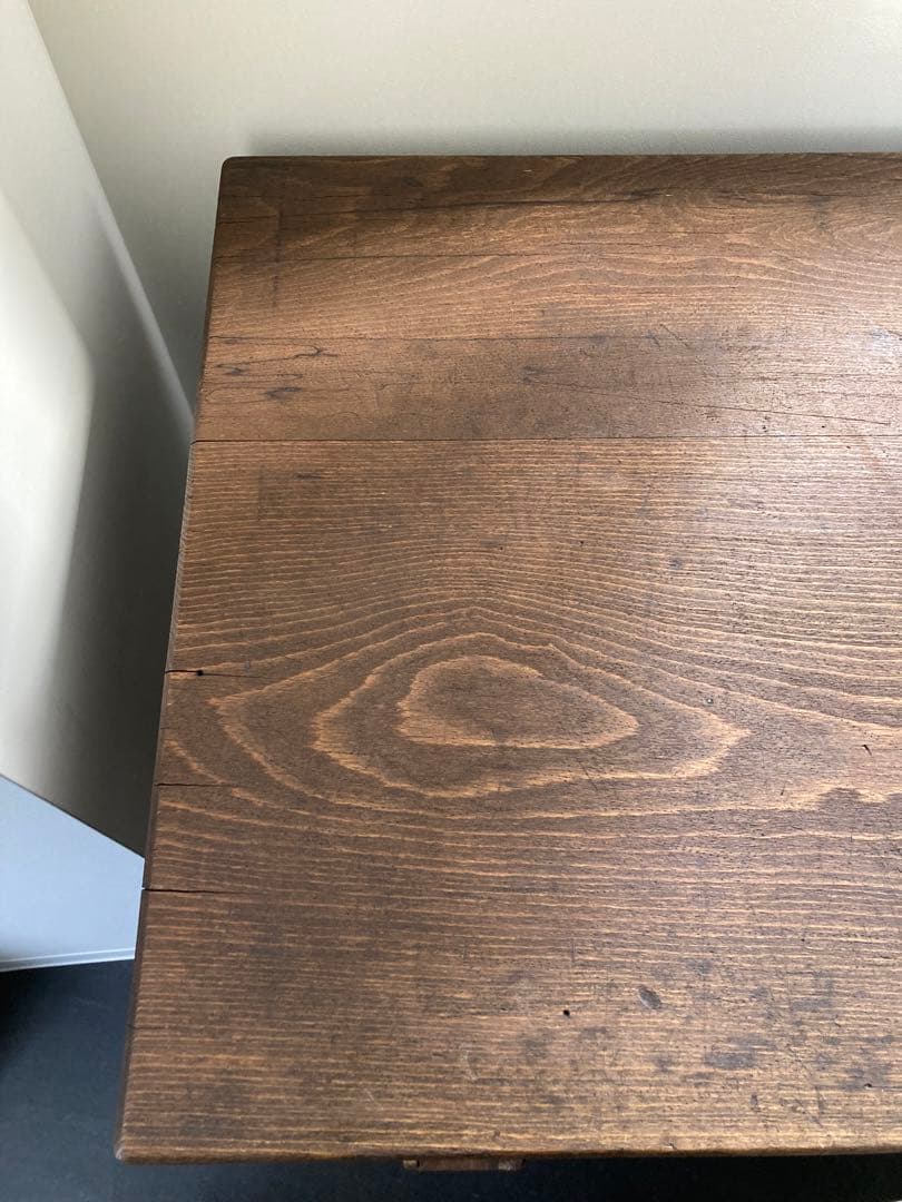 古道具　学習机　カフェテーブル