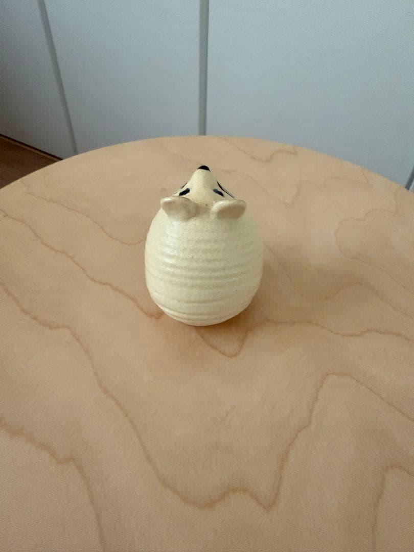 【美品】リサ・ラーソン 3匹のねずみ ホワイト 陶器 北欧 ねずみ オブジェ