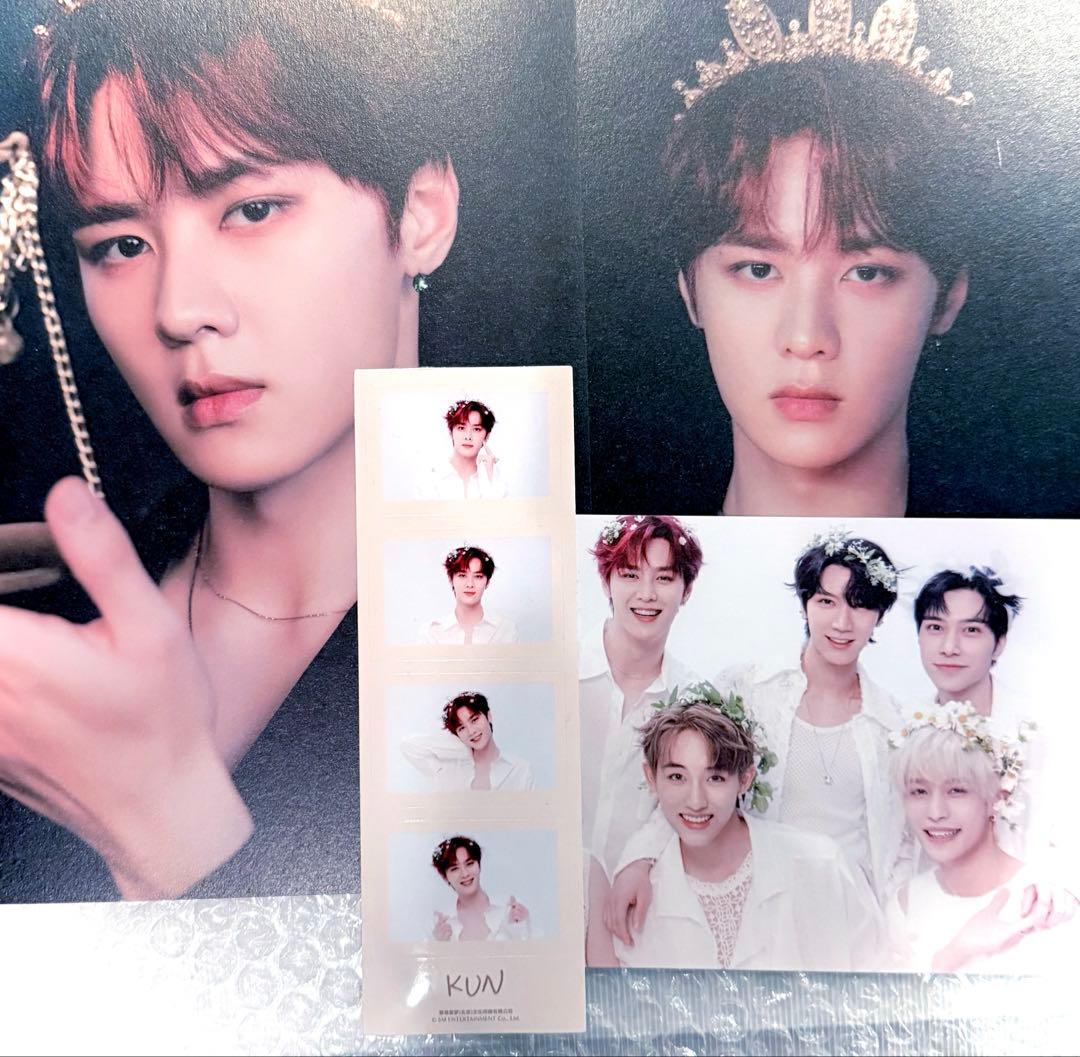 直筆サイン 威神V WayV クン 钱锟 亲笔签名 当選 ポラロイド 大量