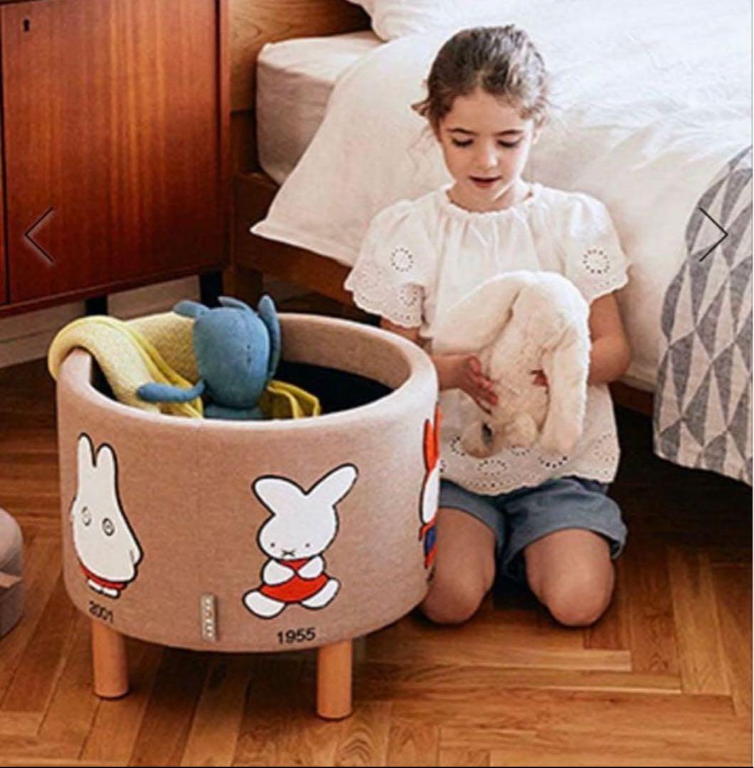 ミッフィー収納スツール Dick Bruna コラボ スタジオクリップ
