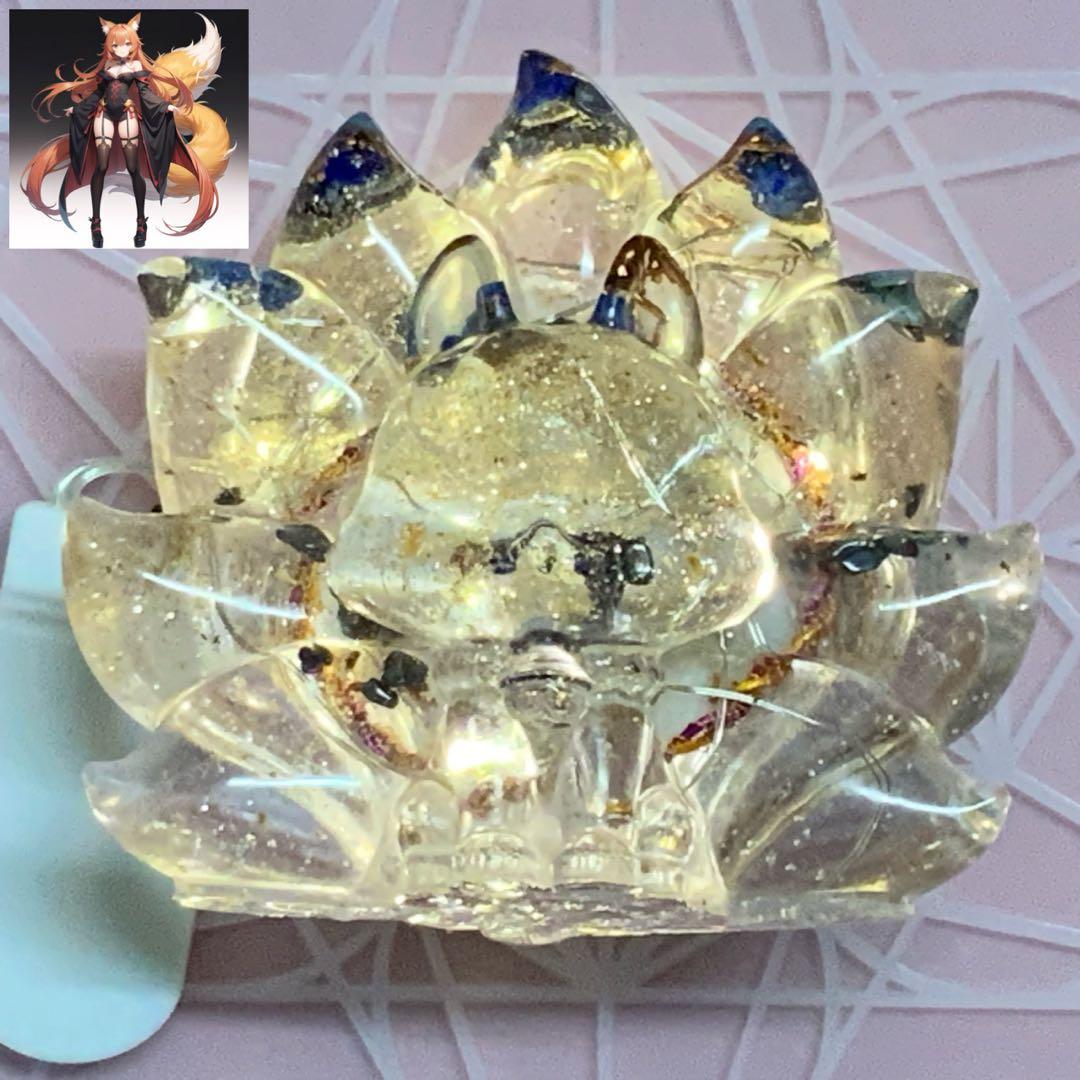 2377タイムリープ量子力学▓光導きし翡翠九尾▓糸魚川産翡翠巨石★願望成就器御守