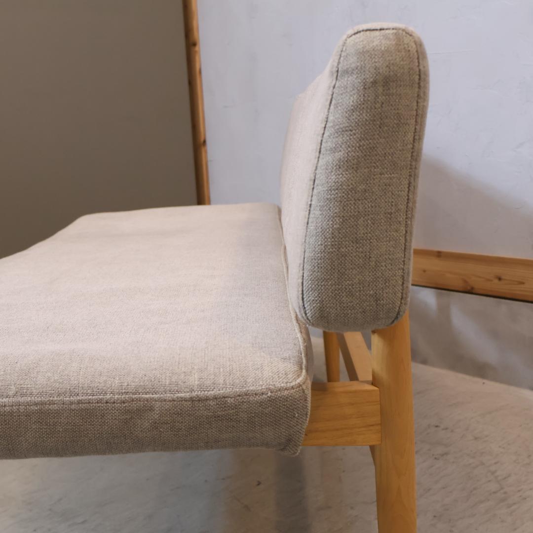 MOMO natural モモナチュラル BRICK アルダー ダイニングベンチ