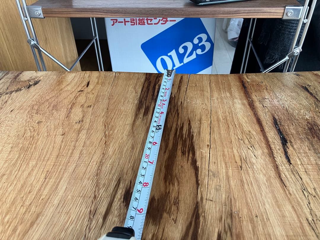 天然木 ライブエッジデスク