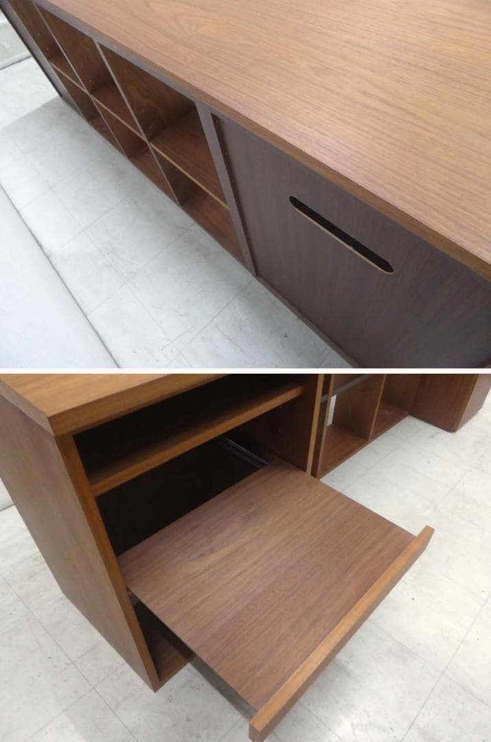 ■ACTUS アクタス■MEZZO2 メッツォ2 ウォールナット ワークデスク