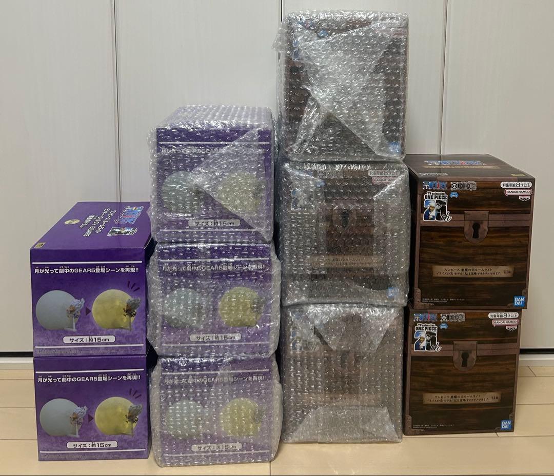 ワンピース ルームライト ルフィ解放のドラム イヌイヌの実 各5点10点