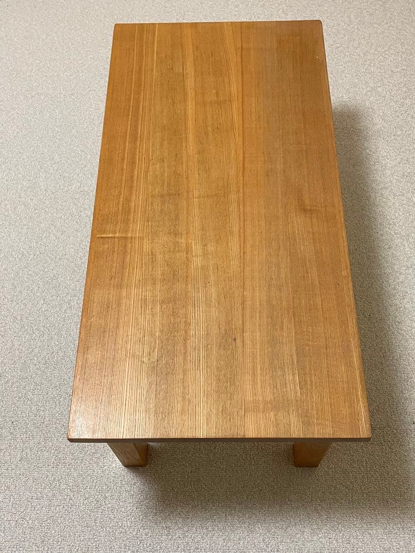 ローテーブル 無印良品タモ材木製テーブル 天然木 ナチュラル