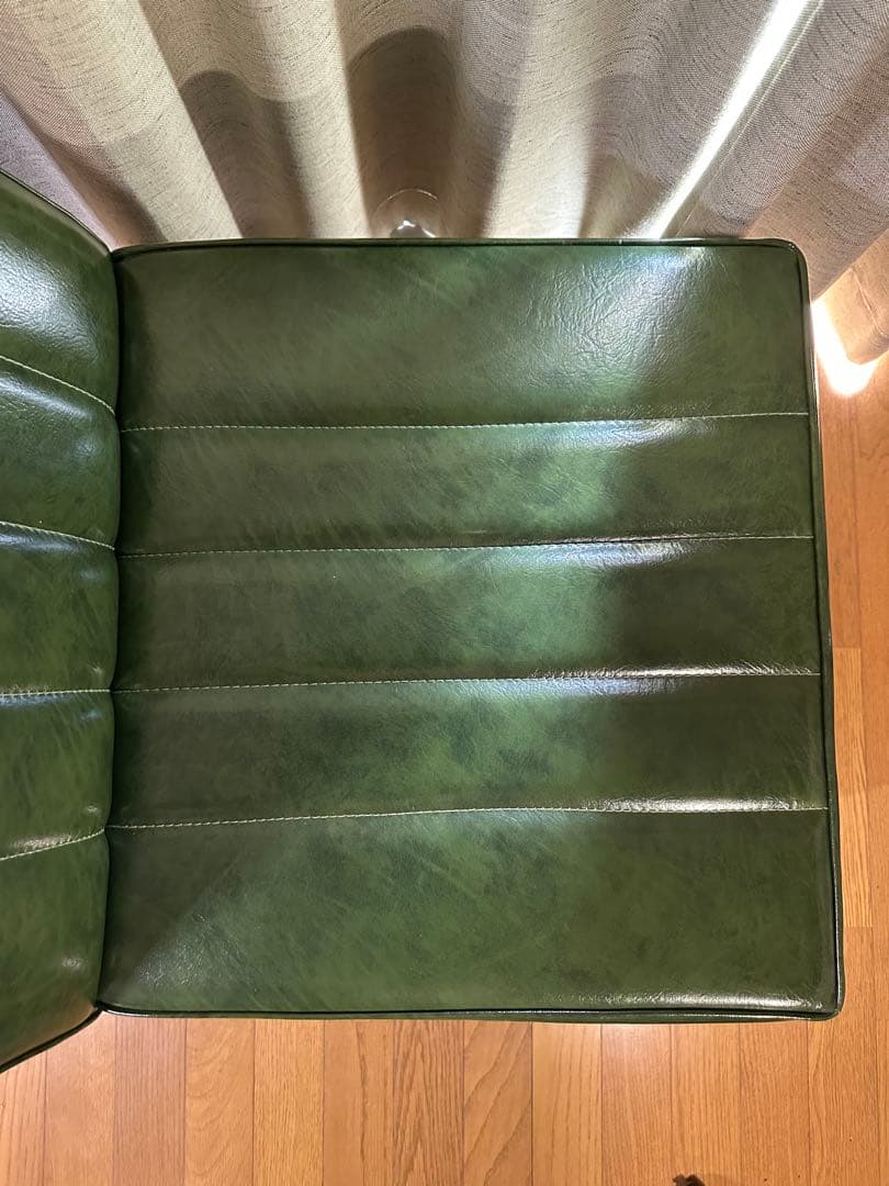 ニコアンド グリーン 1人掛けソファ 美品