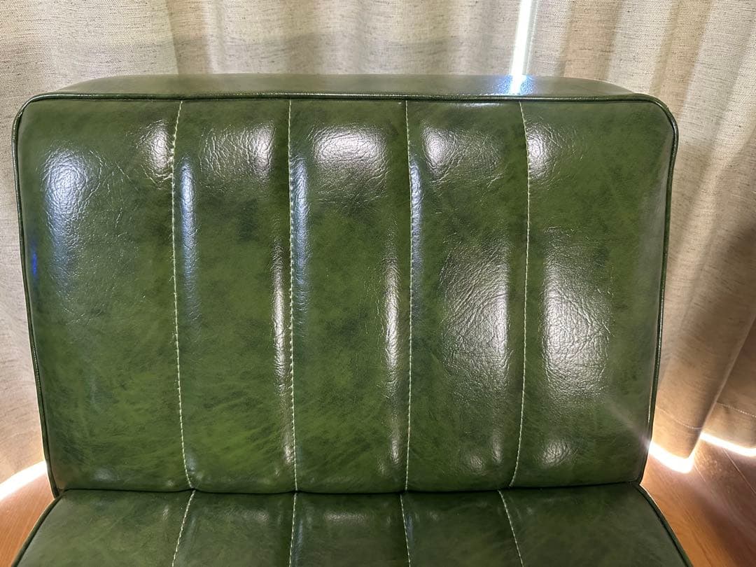 ニコアンド グリーン 1人掛けソファ 美品