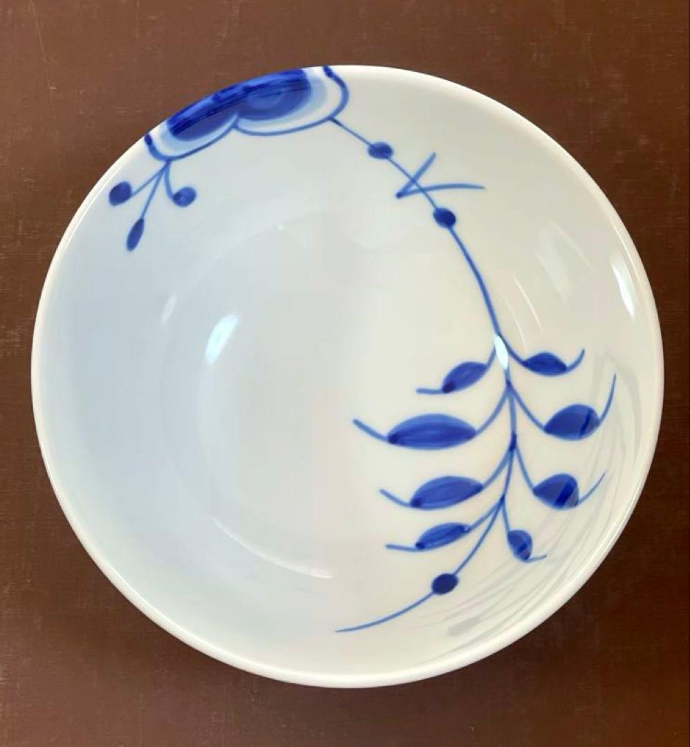 ロイヤルコペンハーゲンブルーフルーテッドメガボウル11&13cmセット未使用美品