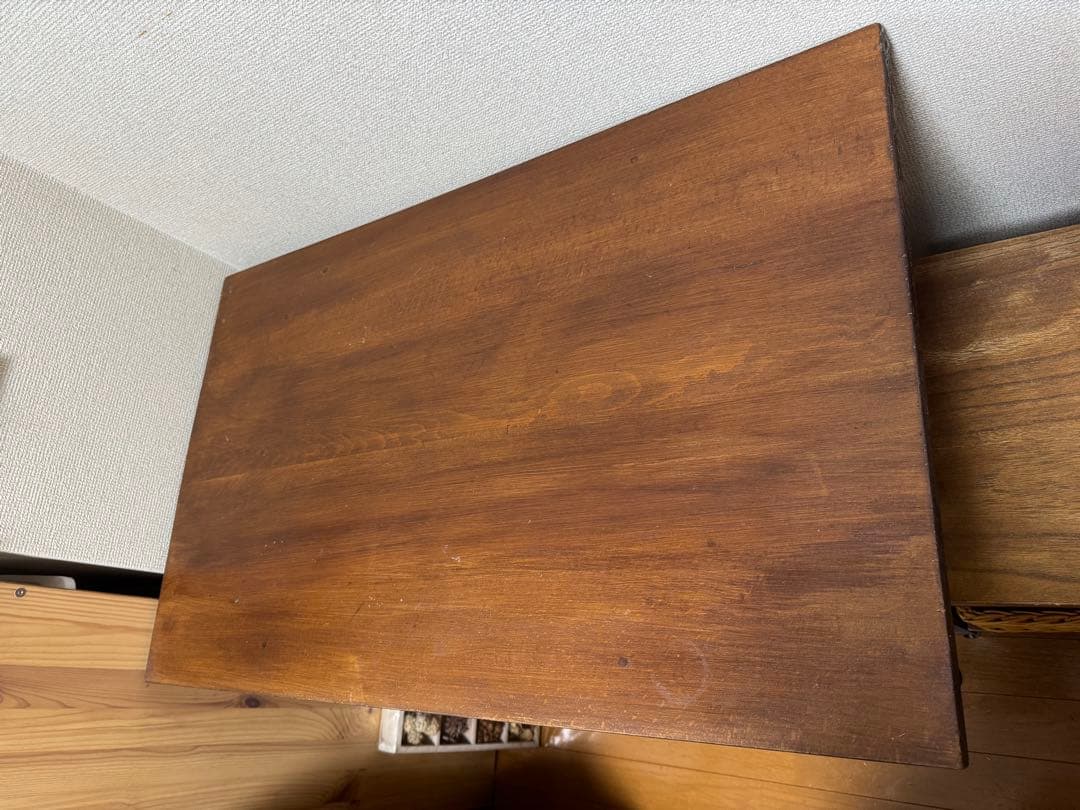 SINGER ミシン台 鉄製 木製テーブル付き