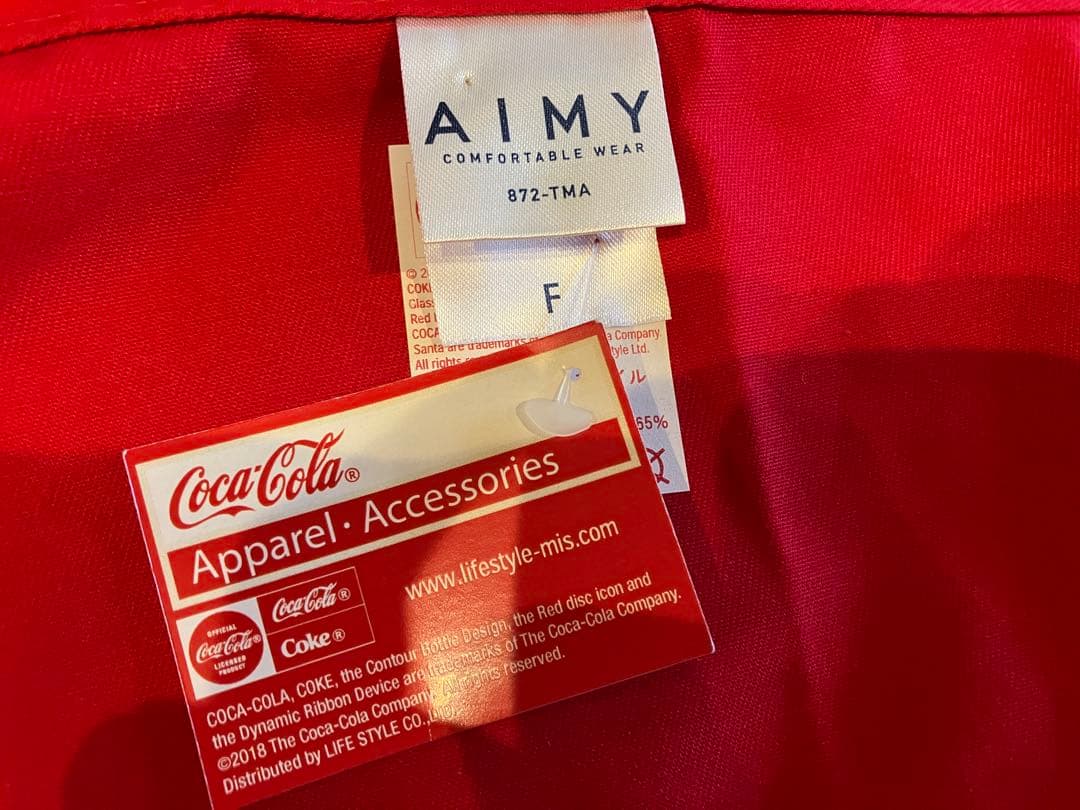コカコーラ　エプロン　aimy コレクション　廃盤