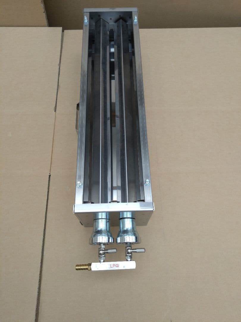未使用品 焼鳥器 串焼き機 プロパンガス用 網付き やきとり機器 LPガス 祭り