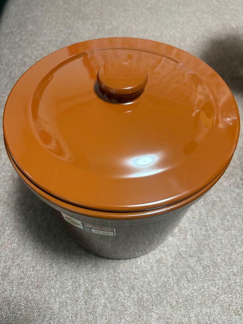 【専用】常滑焼 久松窯 　甕　 切立蓋付 8号　日本製　容器