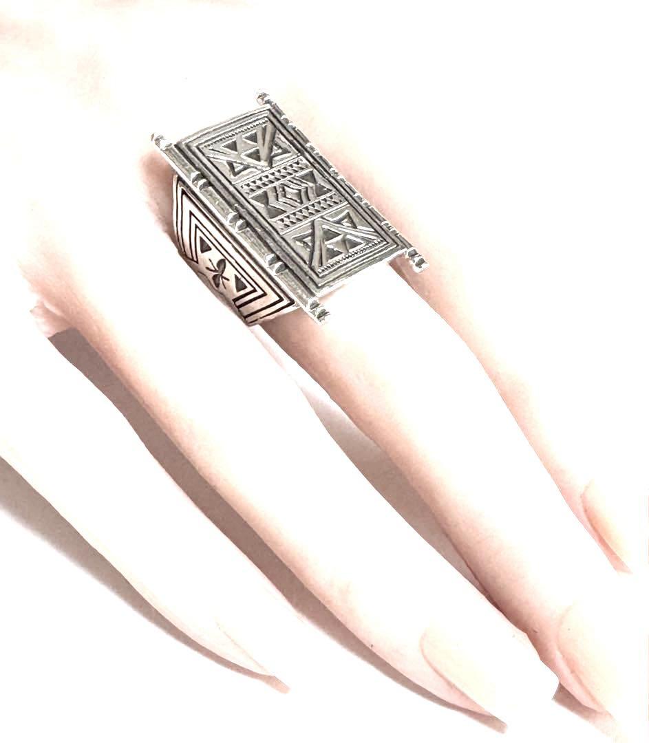 ハンドメイド　シルバー　リング