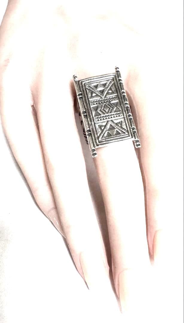 ハンドメイド　シルバー　リング