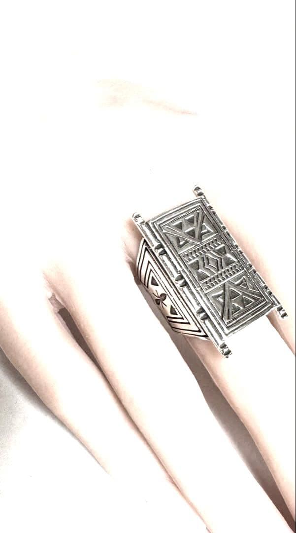 ハンドメイド　シルバー　リング