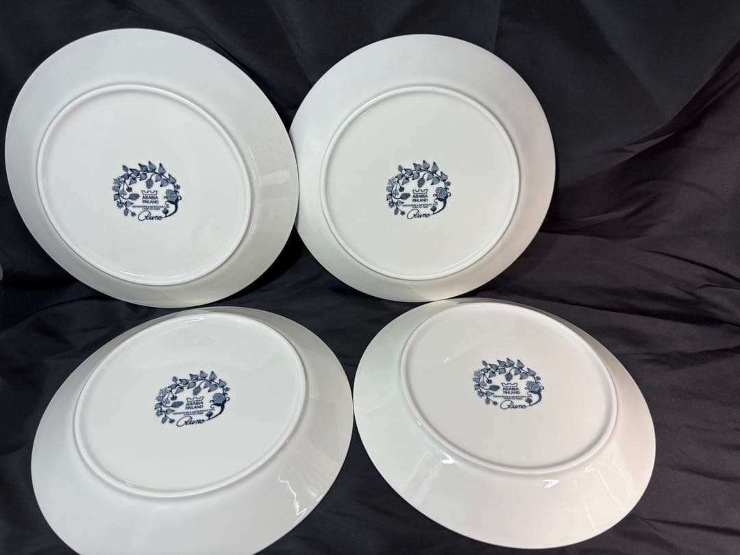 廃盤品　アラビア　四季　プレート　4枚セット 25.5cm バラ売り不可