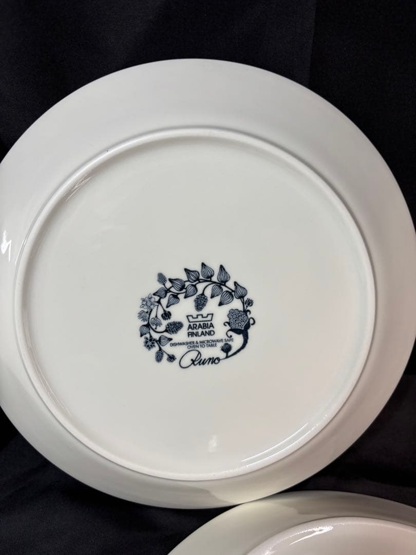 廃盤品　アラビア　四季　プレート　4枚セット 25.5cm バラ売り不可