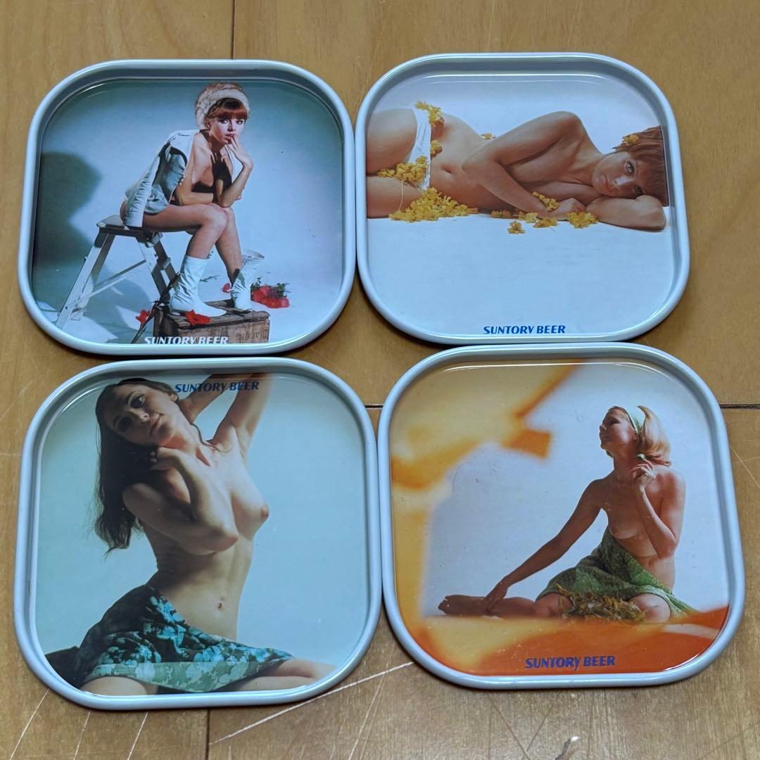 激レア　70s ビンテージ　サントリー　セクシーガール　コースター　日本製