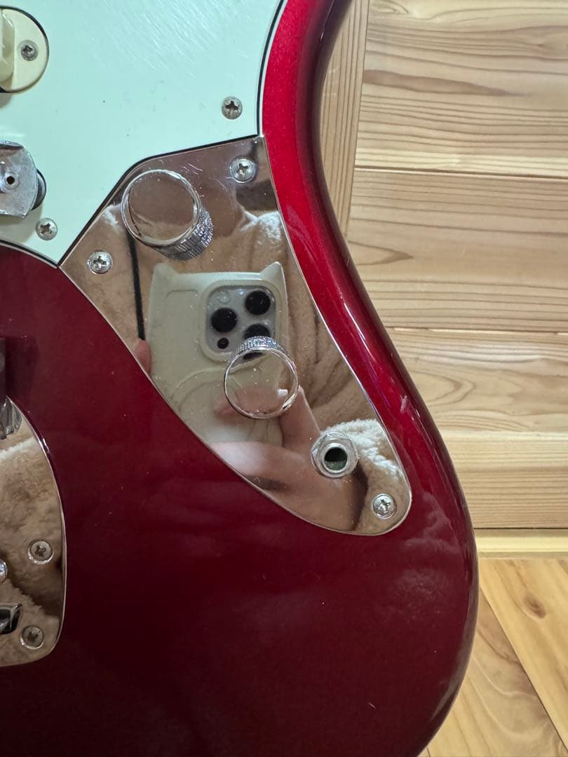 動作確認済】Fender Japan ジャガー/ レッド/マッチングヘッド - メルカリ