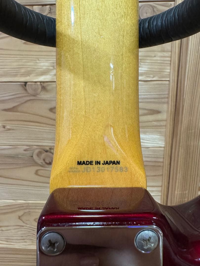 動作確認済】Fender Japan ジャガー/ レッド/マッチングヘッド - メルカリ