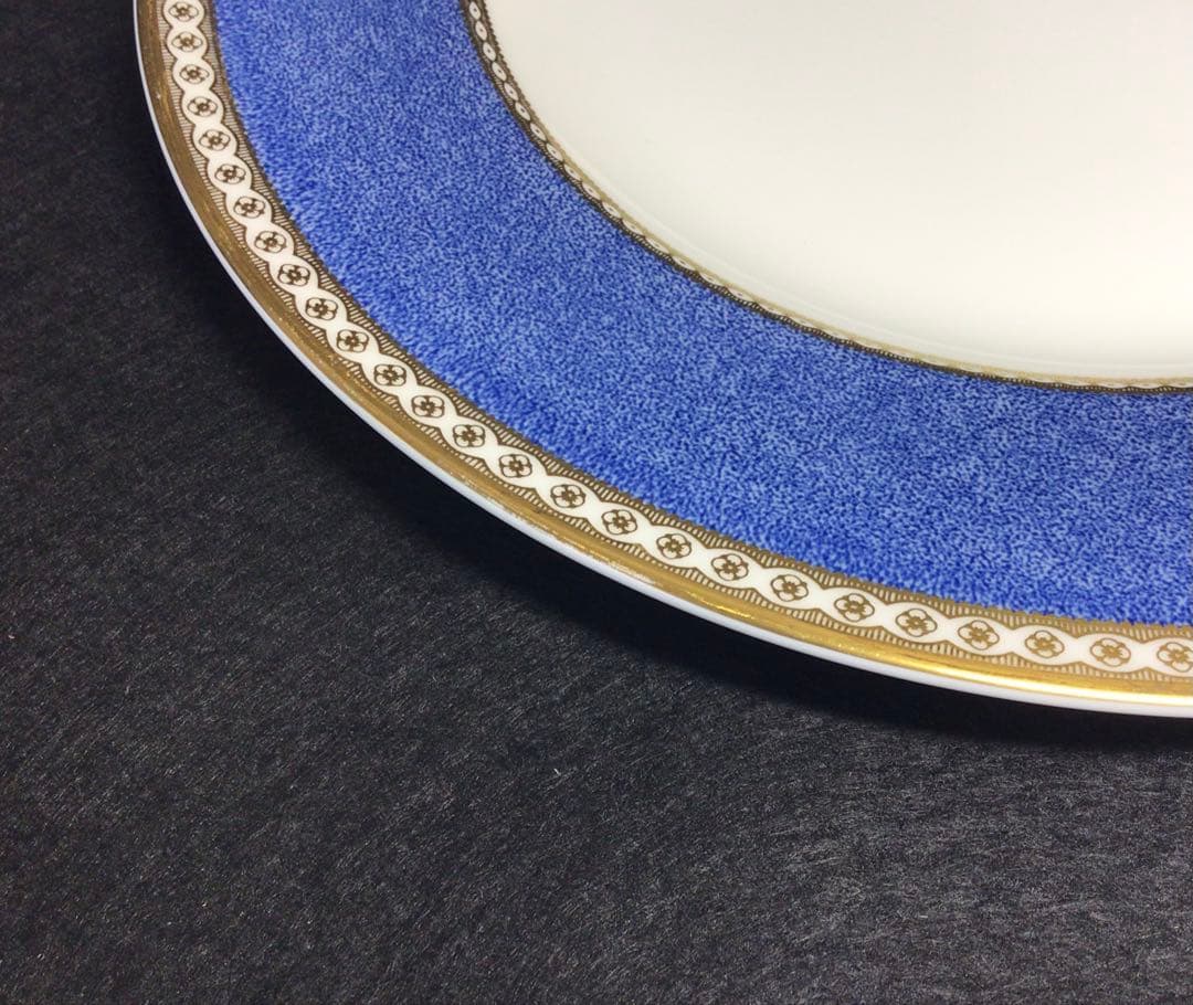 ウェッジウッド ユーランダーパウダー ブルー プレート 27.5cm 6枚