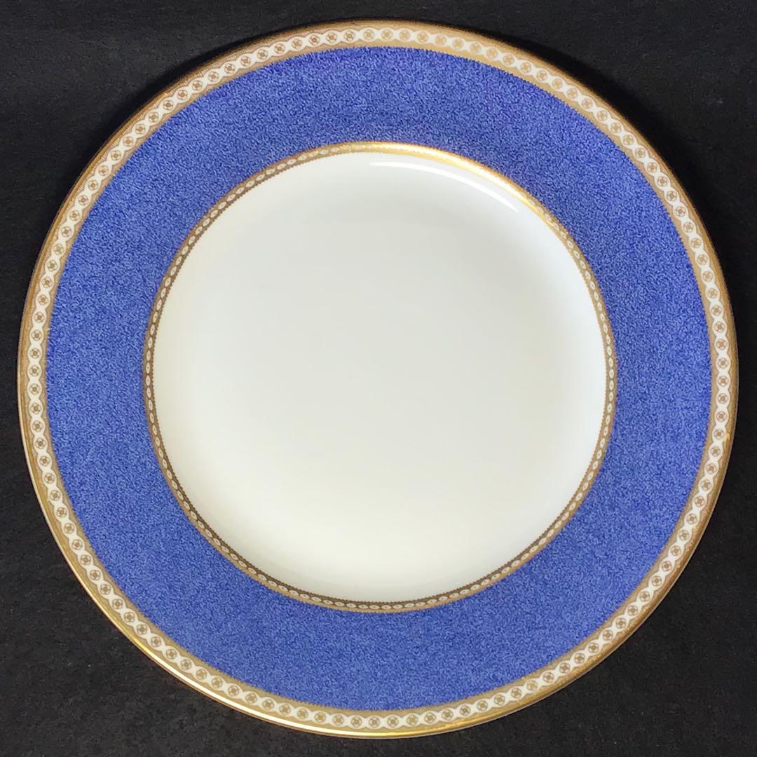 ウェッジウッド ユーランダーパウダー ブルー プレート 27.5cm 6枚