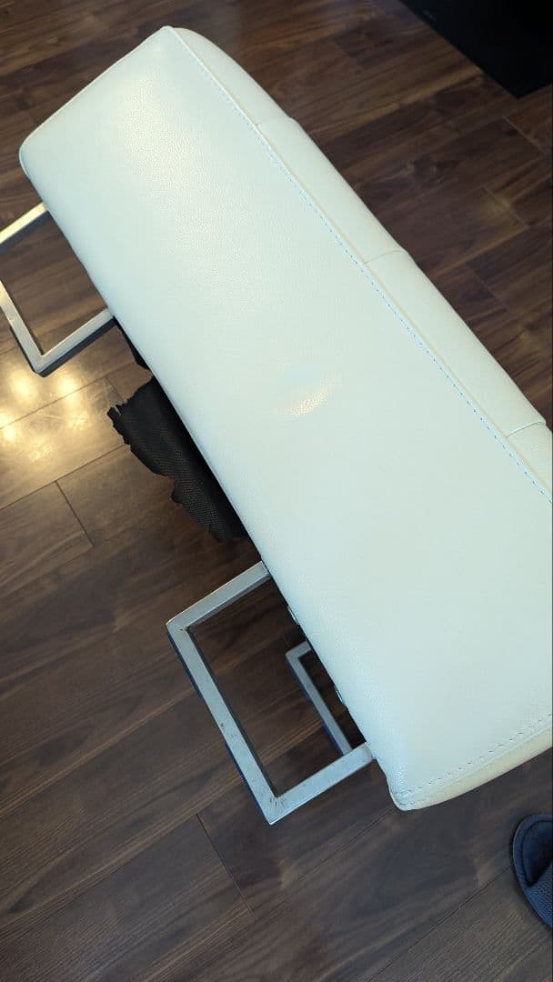 ホワイトレザー コーナーソファ セット