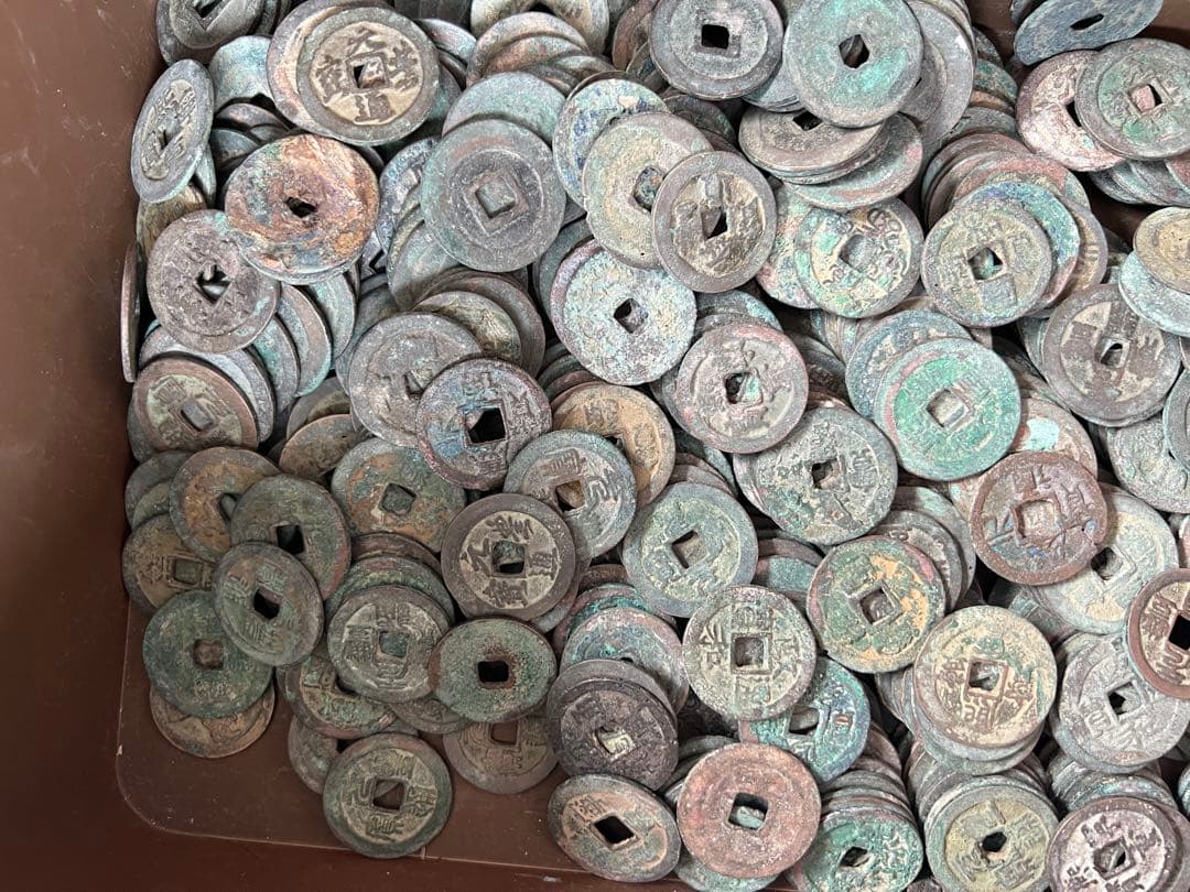 穴銭　中国銭　折ニ銭　500枚ロット