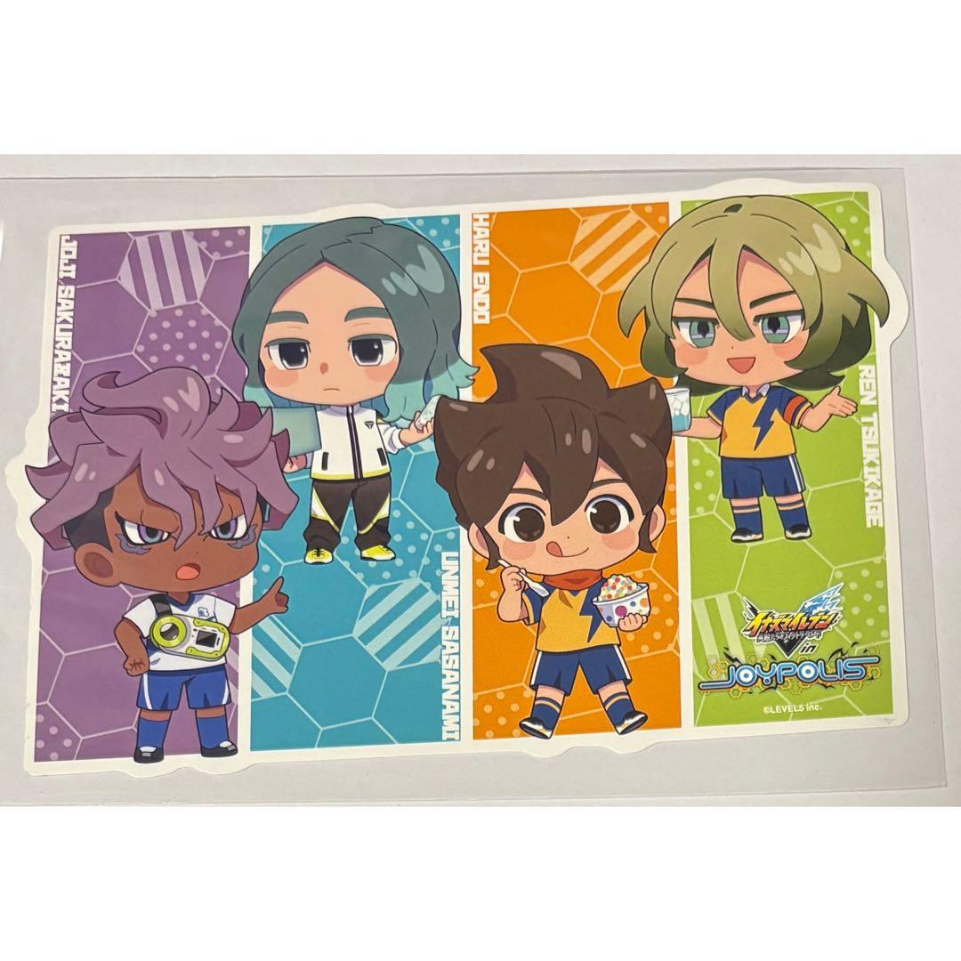 イナイレ ジョイポリス ポストカード 笹波雲明 桜咲丈ニ 円堂ハル 月影