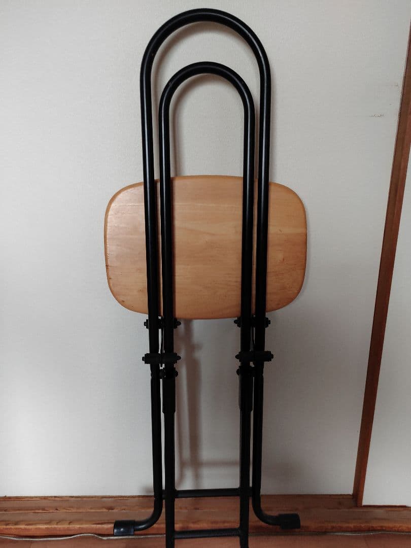 ルネセイコー ナチュラル/ブラック（折りたたみ式椅子 )