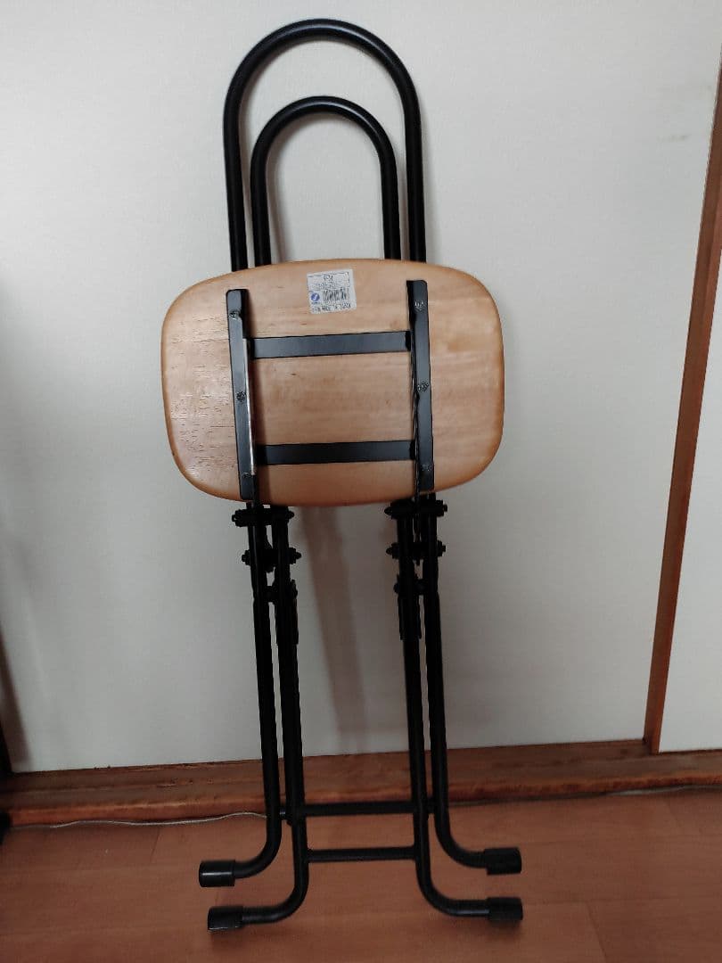 ルネセイコー ナチュラル/ブラック（折りたたみ式椅子 )