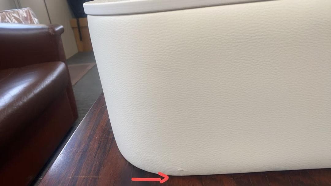 ホワイトドレッサー USBポート付きデスクのみ 訳あり品 J204-80-07