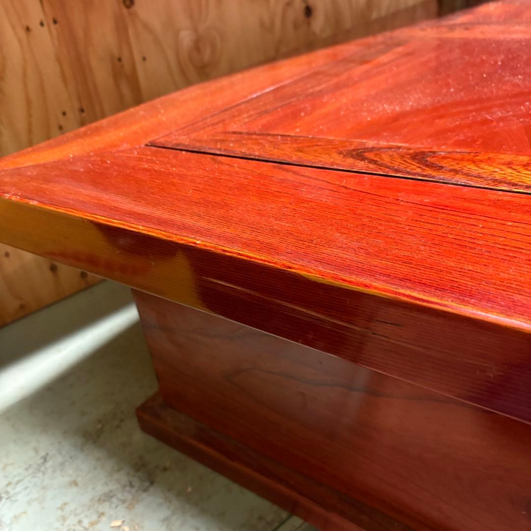 関西火鉢 長火鉢 欅 囲炉裏 ローテーブル けやき 木製 和家具 囲炉裏座卓