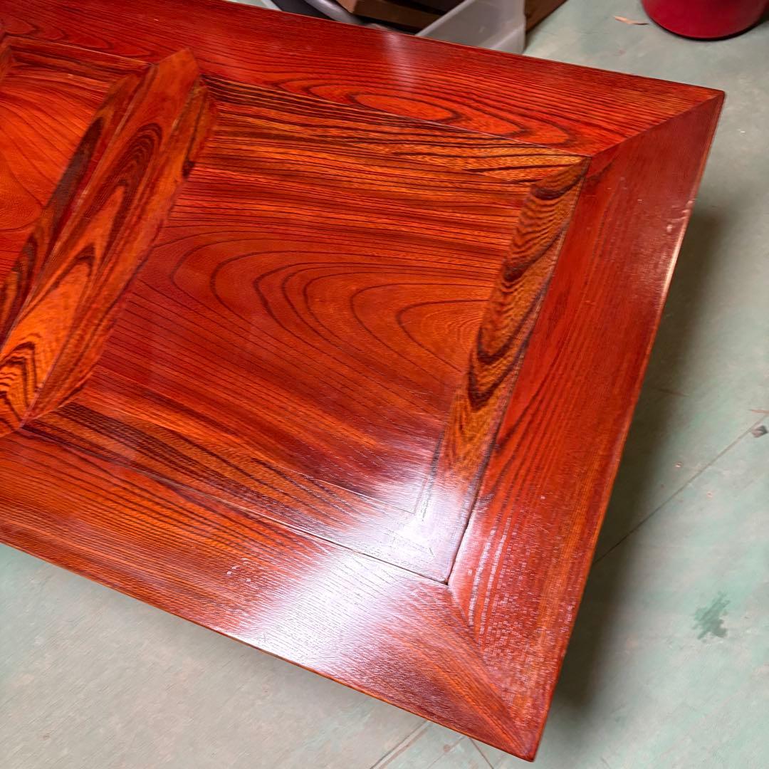 関西火鉢 長火鉢 欅 囲炉裏 ローテーブル けやき 木製 和家具 囲炉裏座卓